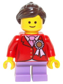 LEGO twn250 - Child, Red Jacket with Ribbon