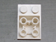 LEGO 3747b - White Slope, Inverted 33 3 x 2 with Connections between Studs