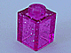 LEGO 3005 - Glitter Trans-Dark Pink Brick 1 x 1