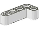 LEGO 32140 - White Technic, Liftarm 2 x 4 L-Shape Thick