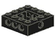 LEGO 32324 - Black Technic, Brick 4 x 4 Open Center