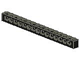 LEGO 3703 - Black Technic, Brick 1 x 16 with Holes
