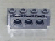 LEGO 2989 - Dark Bluish Gray Technic, Brick 1 x 4 with Bumper Holder