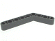 LEGO 6629 - Dark Bluish Gray Technic, Liftarm 1 x 9 Bent (6 - 4) Thick