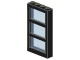 LEGO 6160c03 - Black Window 1 x 4 x 6 Frame with 3 Panes