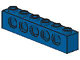 LEGO 3894 - Blue Technic, Brick 1 x 6 with Holes