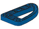 LEGO 32250 - Blue Technic, Liftarm 3 x 5 L-Shape with Quarter Ellipse Thin