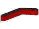 LEGO 6629 - Red Technic, Liftarm 1 x 9 Bent (6 - 4) Thick