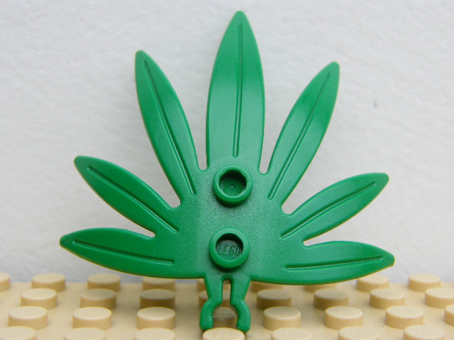 LEGO ZELENÝ LIST PALMY ŠIROKÝ