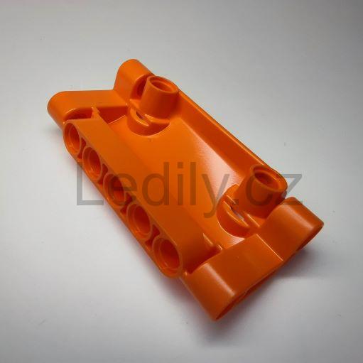 LEGO 24119 - Orange Technic, Panel Curved 7 x 3