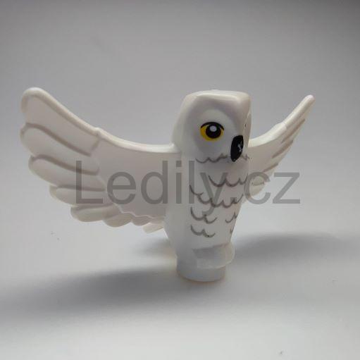 LEGO 67632pb01 Owl, Spread Wings with Black Beak