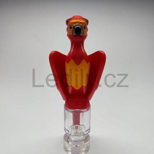 LEGO bb1155pb01 Phoenix, Harry Potter with Black Beak, Bright Light Orange Face and Chest Pattern