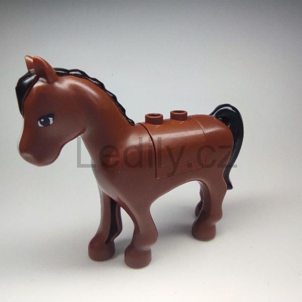 LEGO hřbet na koně hnědý