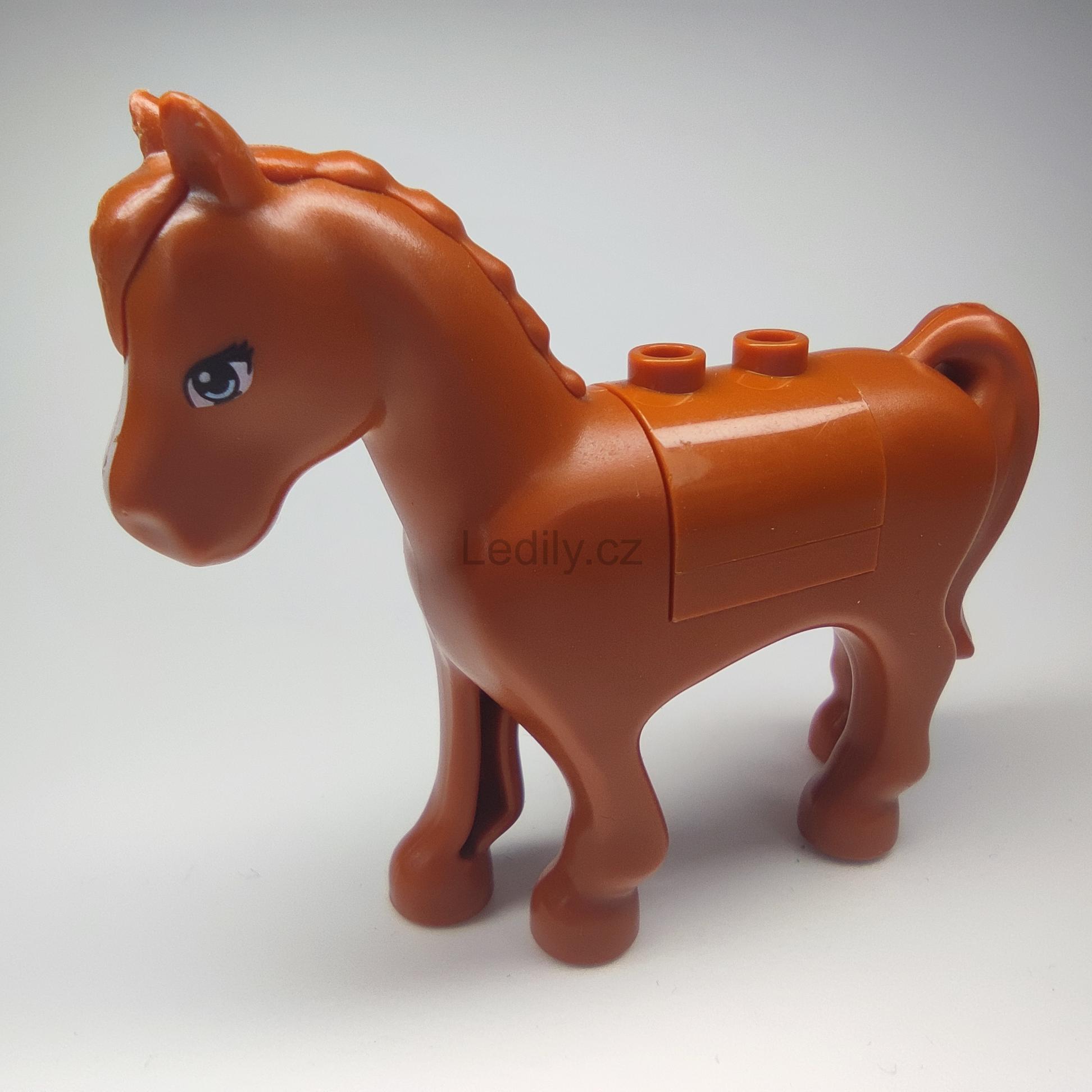 LEGO hřbet na koně rezavý