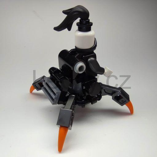 LEGO njo468a Daddy No Legs - Black Round Tiles