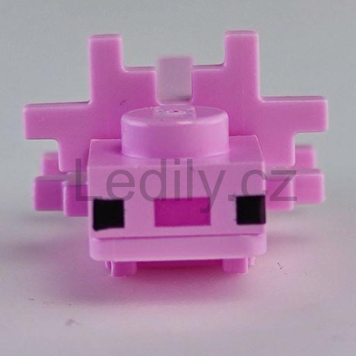 LEGO mineaxolotl02 Bright Pink Minecraft Axolotl