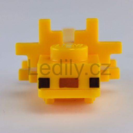 LEGO mineaxolotl01 Bright Light Orange Minecraft Axolotl