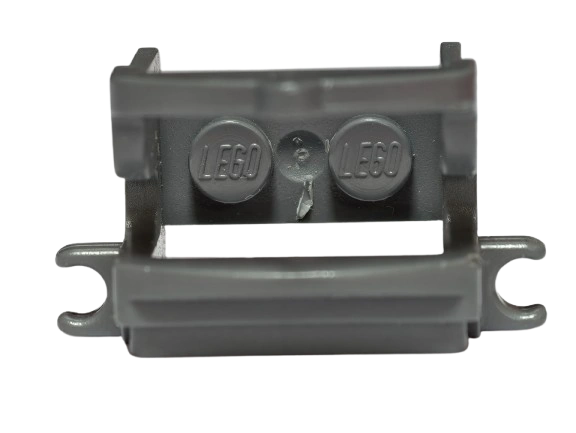 LEGO sedlo tm. šedé - škrábanec