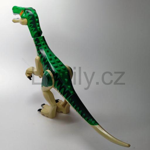 LEGO Baryonyx02 Dinosaur Baryonyx with Dark Green Stripes Pattern