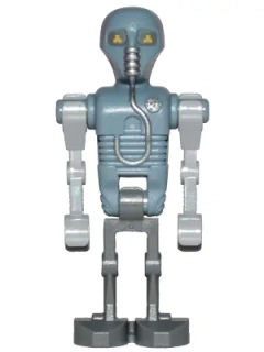 LEGO sw0956 2-1B Medical Droid (Dotted Badge Pattern, Dark Bluish Gray Legs)