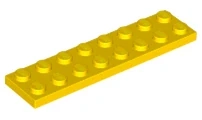 LEGO 3034 Yellow Plate 2 x 8