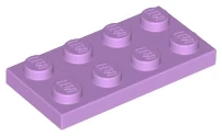 LEGO 3020 - Medium Lavender Plate 2 x 4