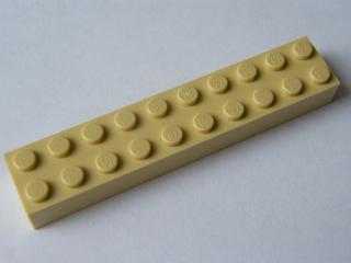 LEGO KOSTKA 10X2 BÉŽOVÁ